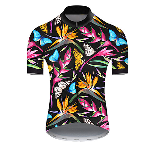 21Grams Men's Short Sleeve Cycling Jersey Bule / Black Butterfly Bike Top Mountain Bike MTB Road Bike Cycling Breathable Sports Clothing Apparel / Micro-elastic
21Grams Men's Short Sleeve Cycling Jersey Bule / Black Butterfly Bike Top Mountain Bike MTB Road Bike Cycling Breathable Sports Clothing Apparel / Micro-elastic