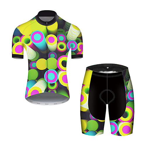 21Grams Men's Short Sleeve Cycling Jersey with Shorts Nylon Black / Green Polka Dot Gradient 3D Bike Quick Dry Breathable Sports Polka Dot Mountain Bike MTB Road Bike Cycling Clothing Apparel
21Grams Men's Short Sleeve Cycling Jersey with Shorts Nylon Black / Green Polka Dot Gradient 3D Bike Quick Dry Breathable Sports Polka Dot Mountain Bike MTB Road Bike Cycling Clothing Apparel