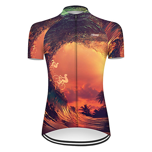 21Grams Women's Short Sleeve Cycling Jersey Nylon Black / Yellow Gradient 3D Bike Jersey Top Mountain Bike MTB Road Bike Cycling Breathable Quick Dry Sports Clothing Apparel / Micro-elastic
21Grams Women's Short Sleeve Cycling Jersey Nylon Black / Yellow Gradient 3D Bike Jersey Top Mountain Bike MTB Road Bike Cycling Breathable Quick Dry Sports Clothing Apparel / Micro-elastic