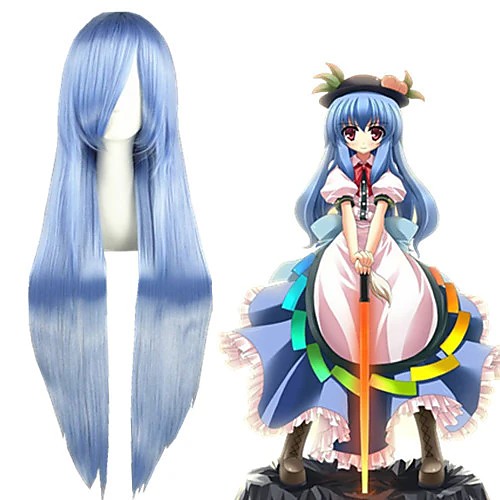 Cosplay Wig Hinanawi Tenshi TouHou Project Straight Cosplay Halloween With Bangs Wig Long Blue Synthetic Hair 39 inch Women's Anime Cosplay Cool Blue
Cosplay Wig Hinanawi Tenshi TouHou Project Straight Cosplay Halloween With Bangs Wig Long Blue Synthetic Hair 39 inch Women's Anime Cosplay Cool Blue