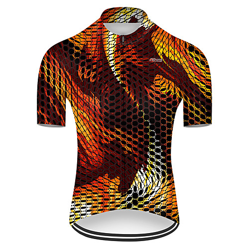 21Grams Men's Short Sleeve Cycling Jersey Orange Bike Top Mountain Bike MTB Road Bike Cycling Breathable Sports Clothing Apparel / Micro-elastic
21Grams Men's Short Sleeve Cycling Jersey Orange Bike Top Mountain Bike MTB Road Bike Cycling Breathable Sports Clothing Apparel / Micro-elastic