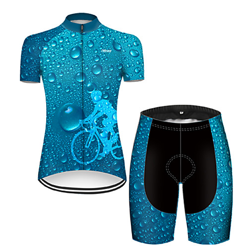 21Grams Women's Short Sleeve Cycling Jersey with Shorts Nylon Black / Blue Gradient 3D Bike Quick Dry Breathable Sports Gradient Mountain Bike MTB Road Bike Cycling Clothing Apparel / Stretchy
21Grams Women's Short Sleeve Cycling Jersey with Shorts Nylon Black / Blue Gradient 3D Bike Quick Dry Breathable Sports Gradient Mountain Bike MTB Road Bike Cycling Clothing Apparel / Stretchy