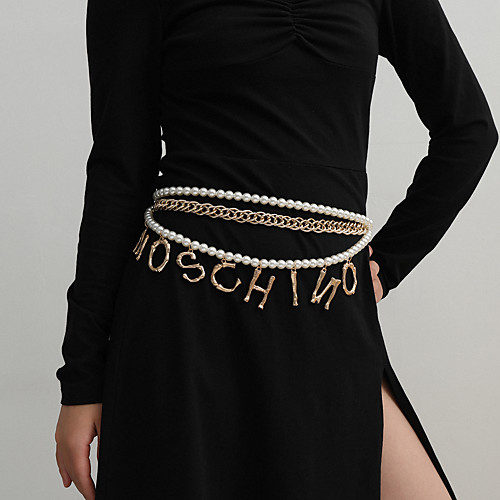 Waist Chain Sexy Holiday Women's Body Jewelry For Party Evening Gift Drop Alloy Alphabet Shape Gold Silver
Waist Chain Sexy Holiday Women's Body Jewelry For Party Evening Gift Drop Alloy Alphabet Shape Gold Silver