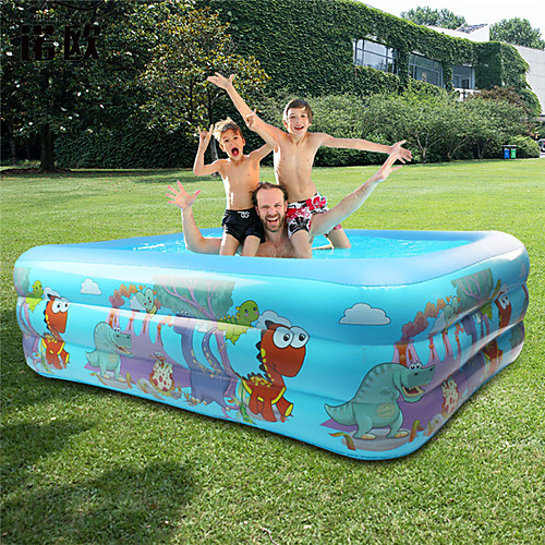 Ball Pool Kiddie Pool Paddling Pool Inflatable Pool Intex Pool Inflatable Swimming Pool Kids Pool Water Pool for Kids Fun Novelty PVC Summer Dinosaur Swimming 1 pcs 1309250cm Adults Kids
Ball Pool Kiddie Pool Paddling Pool Inflatable Pool Intex Pool Inflatable Swimming Pool Kids Pool Water Pool for Kids Fun Novelty PVC Summer Dinosaur Swimming 1 pcs 1309250cm Adults Kids