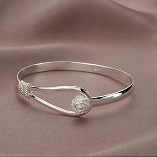 Women's Bracelet Bangles 3D Flower Stylish Elegant Alloy Bracelet Jewelry Silver For Festival
Women's Bracelet Bangles 3D Flower Stylish Elegant Alloy Bracelet Jewelry Silver For Festival