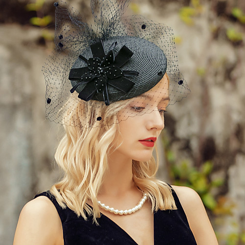 Headwear Elegant Polyester Hats with Floral 1pc Special Occasion / Party / Evening Headpiece
Headwear Elegant Polyester Hats with Floral 1pc Special Occasion / Party / Evening Headpiece