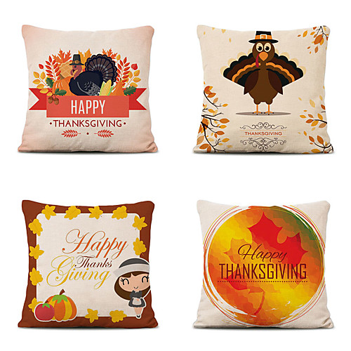 Set of 4 Farm Harvest Thanksgiving Theme Pillow Case Cushion Cover Lemon Summer Linen Home
Set of 4 Farm Harvest Thanksgiving Theme Pillow Case Cushion Cover Lemon Summer Linen Home