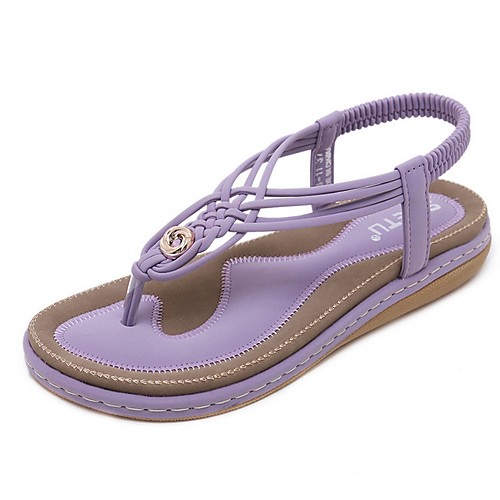 Women's Sandals Boho Bohemia Beach Flat Heel Open Toe Flat Sandals Daily PU Black Purple Blue
Women's Sandals Boho Bohemia Beach Flat Heel Open Toe Flat Sandals Daily PU Black Purple Blue