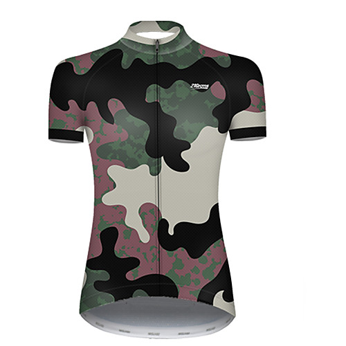 21Grams Women's Short Sleeve Cycling Jersey Camouflage Camo / Camouflage Bike Top Mountain Bike MTB Road Bike Cycling Breathable Sports Clothing Apparel / Micro-elastic
21Grams Women's Short Sleeve Cycling Jersey Camouflage Camo / Camouflage Bike Top Mountain Bike MTB Road Bike Cycling Breathable Sports Clothing Apparel / Micro-elastic
