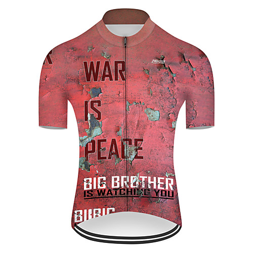 21Grams Men's Short Sleeve Cycling Jersey Nylon Polyester Pink Patchwork Peace & Love Bike Jersey Top Mountain Bike MTB Road Bike Cycling Breathable Quick Dry Ultraviolet Resistant Sports Clothing
21Grams Men's Short Sleeve Cycling Jersey Nylon Polyester Pink Patchwork Peace & Love Bike Jersey Top Mountain Bike MTB Road Bike Cycling Breathable Quick Dry Ultraviolet Resistant Sports Clothing