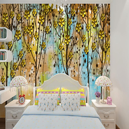 Home Decoration Custom Self-adhesive Mural Wallpaper Yellow Leaf Forest Children Cartoon Style Suitable For Bedroom
Home Decoration Custom Self-adhesive Mural Wallpaper Yellow Leaf Forest Children Cartoon Style Suitable For Bedroom