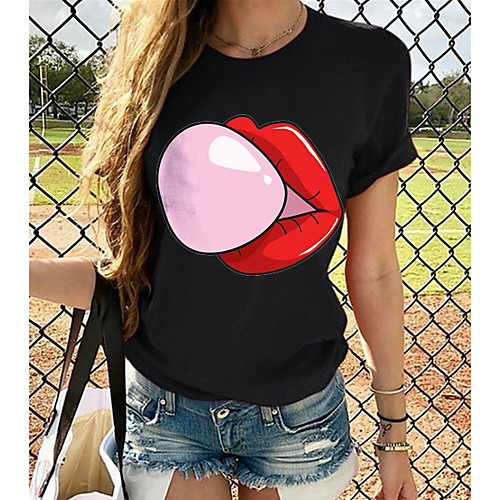 Women's T-shirt Plus Size Graphic 3D Print Tops - Print Round Neck Loose Basic Daily Spring Summer Rainbow XS S M L XL 2XL 3XL 4XL 5XL 6XL / Going out
Women's T-shirt Plus Size Graphic 3D Print Tops - Print Round Neck Loose Basic Daily Spring Summer Rainbow XS S M L XL 2XL 3XL 4XL 5XL 6XL / Going out