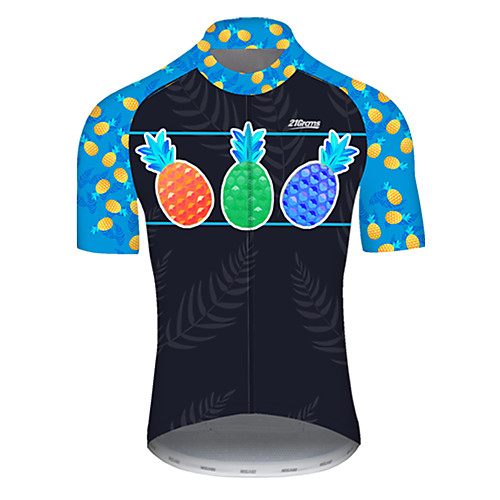 21Grams Men's Short Sleeve Cycling Jersey Black / Blue Fruit Bike Top Mountain Bike MTB Road Bike Cycling Breathable Sports Clothing Apparel / Micro-elastic
21Grams Men's Short Sleeve Cycling Jersey Black / Blue Fruit Bike Top Mountain Bike MTB Road Bike Cycling Breathable Sports Clothing Apparel / Micro-elastic