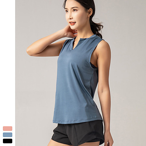 Women's Yoga Top Fashion Black Pink Blue Yoga Running Fitness Top Sleeveless Sport Activewear Breathable Quick Dry Comfortable Stretchy
Women's Yoga Top Fashion Black Pink Blue Yoga Running Fitness Top Sleeveless Sport Activewear Breathable Quick Dry Comfortable Stretchy