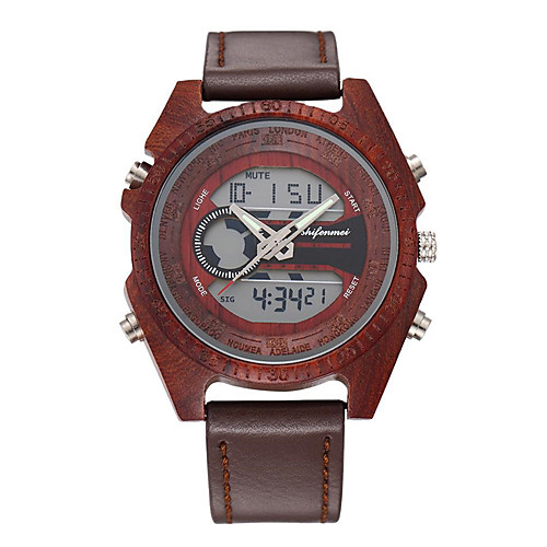 Men's Sport Watch Japanese Digital Leather Black / Red / Brown Casual Watch Cool Large Dial Analog Fashion Cool - Black Red Brown
Men's Sport Watch Japanese Digital Leather Black / Red / Brown Casual Watch Cool Large Dial Analog Fashion Cool - Black Red Brown