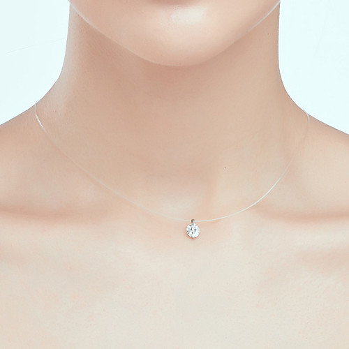 Women's Choker Necklace Pendant Necklace Necklace Artistic Simple Trendy Romantic Zircon White 40 cm Necklace Jewelry For Masquerade Street Birthday Party Beach Festival
Women's Choker Necklace Pendant Necklace Necklace Artistic Simple Trendy Romantic Zircon White 40 cm Necklace Jewelry For Masquerade Street Birthday Party Beach Festival