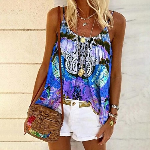 Women's Tops Floral Blouse Halter Neck Daily Summer Blue Red Yellow S M L XL 2XL 3XL 4XL
Women's Tops Floral Blouse Halter Neck Daily Summer Blue Red Yellow S M L XL 2XL 3XL 4XL