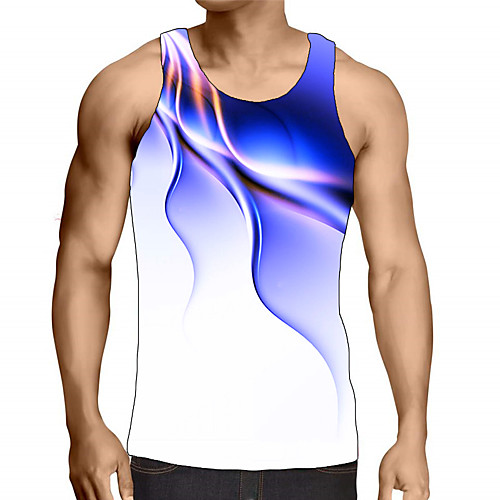 Men's Tank Top Graphic Plus Size Print Short Sleeve Daily Tops Streetwear Exaggerated Black Blue Yellow
Men's Tank Top Graphic Plus Size Print Short Sleeve Daily Tops Streetwear Exaggerated Black Blue Yellow