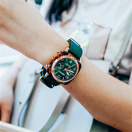 Women's Quartz Watches Casual Fashion Fabric Japanese Quartz White Black Blue Water Resistant / Waterproof 30 m 1 pc Analog One Year Battery Life
Women's Quartz Watches Casual Fashion Fabric Japanese Quartz White Black Blue Water Resistant / Waterproof 30 m 1 pc Analog One Year Battery Life
