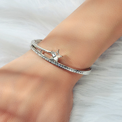 Women's Bracelet Classic Wedding Elegant Sweet Fashion French Boho Alloy Bracelet Jewelry Rose Gold / Silver For Wedding Party Evening Prom Birthday Beach
Women's Bracelet Classic Wedding Elegant Sweet Fashion French Boho Alloy Bracelet Jewelry Rose Gold / Silver For Wedding Party Evening Prom Birthday Beach