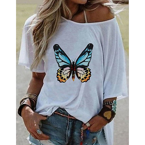 Women's Tops Graphic T-shirt Round Neck Daily Summer White Purple Yellow Blushing Pink S M L XL 2XL 3XL 4XL 5XL
Women's Tops Graphic T-shirt Round Neck Daily Summer White Purple Yellow Blushing Pink S M L XL 2XL 3XL 4XL 5XL