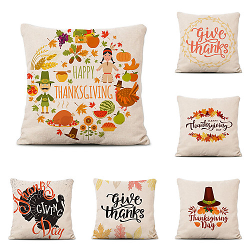 Set of 6 Farm Harvest Thanksgiving Theme Pillow Case Cushion Cover Lemon Summer Linen Home
Set of 6 Farm Harvest Thanksgiving Theme Pillow Case Cushion Cover Lemon Summer Linen Home