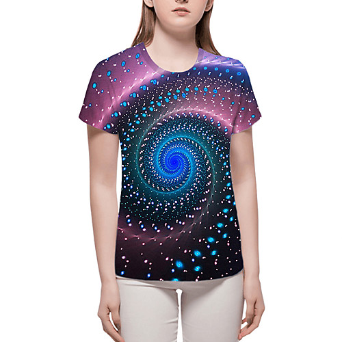 Women's Tops Geometric Graphic T-shirt - Print Round Neck Basic Daily Spring Summer Rainbow S M L XL 2XL 3XL 4XL 5XL 6XL
Women's Tops Geometric Graphic T-shirt - Print Round Neck Basic Daily Spring Summer Rainbow S M L XL 2XL 3XL 4XL 5XL 6XL