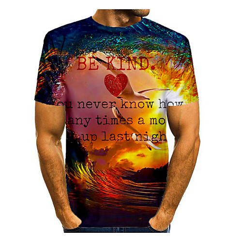 Men's T shirt Graphic Scenery Letter Print Short Sleeve Daily Tops Basic Navy Blue
Men's T shirt Graphic Scenery Letter Print Short Sleeve Daily Tops Basic Navy Blue