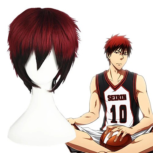 Cosplay Wig Kagami Taiga Kuroko's Basketball Straight Cosplay Halloween With Bangs Wig Short Red Synthetic Hair 12 inch Men's Anime Cosplay Color Gradient Mixed Color
Cosplay Wig Kagami Taiga Kuroko's Basketball Straight Cosplay Halloween With Bangs Wig Short Red Synthetic Hair 12 inch Men's Anime Cosplay Color Gradient Mixed Color