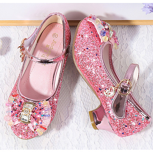 Girls' Flower Girl Shoes / Tiny Heels for Teens Synthetics Heels Dress Shoes Kids / Teenager Bowknot / Buckle Purple / Pink / Gold Spring / Fall / Party & Evening / Rubber
Girls' Flower Girl Shoes / Tiny Heels for Teens Synthetics Heels Dress Shoes Kids / Teenager Bowknot / Buckle Purple / Pink / Gold Spring / Fall / Party & Evening / Rubber