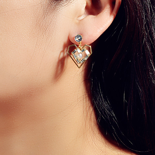Women's Earrings Sweet Heart Stylish European Romantic Modern French Earrings Jewelry Gold For Party Evening Engagement Vacation Birthday Beach 1 Pair
Women's Earrings Sweet Heart Stylish European Romantic Modern French Earrings Jewelry Gold For Party Evening Engagement Vacation Birthday Beach 1 Pair