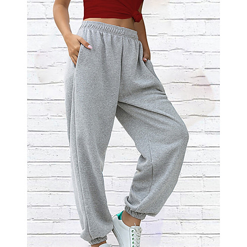 Women's Basic Loose Chinos Pants - Solid Colored White Black Blushing Pink S / M / L
Women's Basic Loose Chinos Pants - Solid Colored White Black Blushing Pink S / M / L