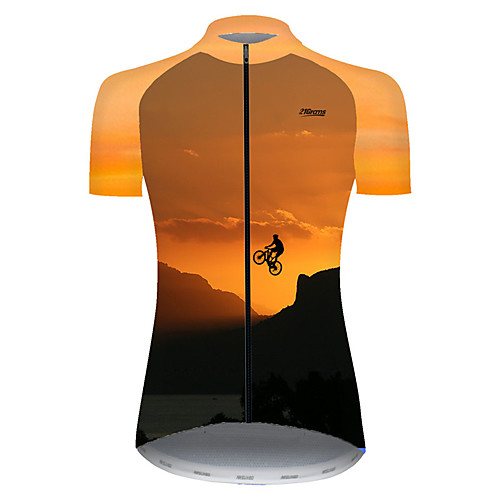 21Grams Women's Short Sleeve Cycling Jersey Black / Yellow Bike Top Mountain Bike MTB Road Bike Cycling Breathable Sports Clothing Apparel / Micro-elastic
21Grams Women's Short Sleeve Cycling Jersey Black / Yellow Bike Top Mountain Bike MTB Road Bike Cycling Breathable Sports Clothing Apparel / Micro-elastic