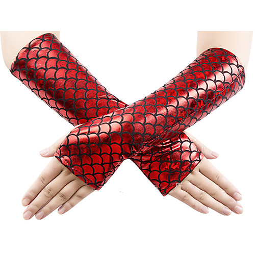 Gloves Fingerless Satin For Mermaid Tail Cosplay Halloween Carnival Women's Costume Jewelry Fashion Jewelry
Gloves Fingerless Satin For Mermaid Tail Cosplay Halloween Carnival Women's Costume Jewelry Fashion Jewelry