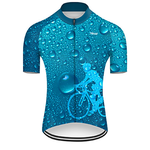 21Grams Men's Short Sleeve Cycling Jersey Nylon Polyester Blue 3D Gradient Bike Jersey Top Mountain Bike MTB Road Bike Cycling Breathable Quick Dry Ultraviolet Resistant Sports Clothing Apparel
21Grams Men's Short Sleeve Cycling Jersey Nylon Polyester Blue 3D Gradient Bike Jersey Top Mountain Bike MTB Road Bike Cycling Breathable Quick Dry Ultraviolet Resistant Sports Clothing Apparel