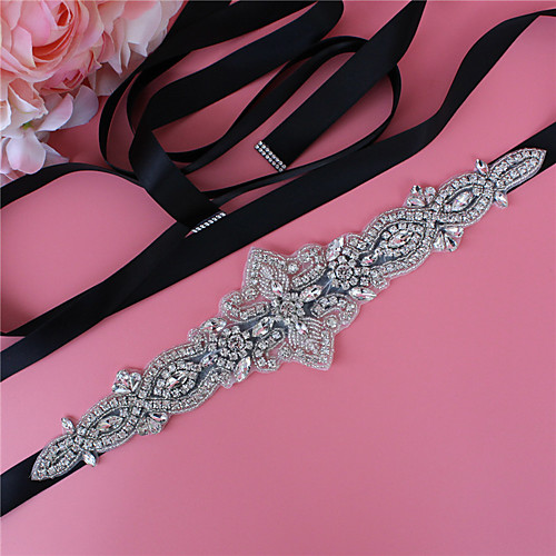 Satin / Tulle Wedding / Party / Evening Sash With Belt / Appliques / Crystals / Rhinestones Women's Sashes
Satin / Tulle Wedding / Party / Evening Sash With Belt / Appliques / Crystals / Rhinestones Women's Sashes