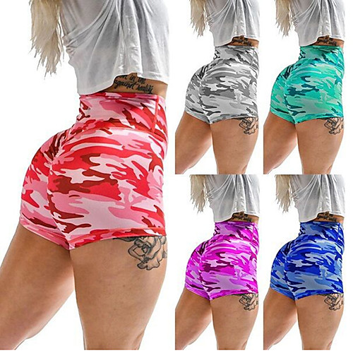 Women's High Waist Yoga Shorts Camo / Camouflage Purple Orange Green Blue Gray Elastane Yoga Running Fitness Shorts Sport Activewear Breathable Tummy Control Butt Lift Soft High Elasticity
Women's High Waist Yoga Shorts Camo / Camouflage Purple Orange Green Blue Gray Elastane Yoga Running Fitness Shorts Sport Activewear Breathable Tummy Control Butt Lift Soft High Elasticity