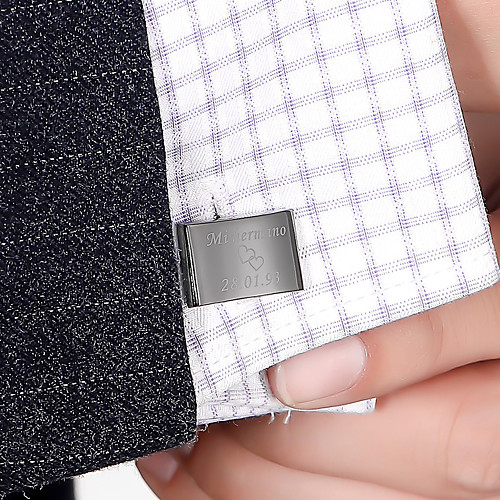 Personalized Customized Men's Cufflink Set Geometrical Geometric 1pc / pack Black
Personalized Customized Men's Cufflink Set Geometrical Geometric 1pc / pack Black