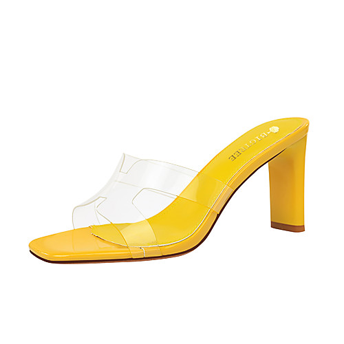 Women's Sandals Spring / Summer Pumps Open Toe Sexy Daily Solid Colored PU Almond / Black / Yellow
Women's Sandals Spring / Summer Pumps Open Toe Sexy Daily Solid Colored PU Almond / Black / Yellow