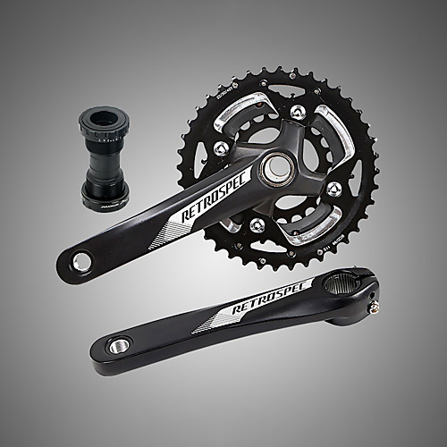 Cranksets For Mountain Bike MTB Aluminum Alloy Reduces Chafing / Durable / Easy to Install Cycling Bicycle Black
Cranksets For Mountain Bike MTB Aluminum Alloy Reduces Chafing / Durable / Easy to Install Cycling Bicycle Black