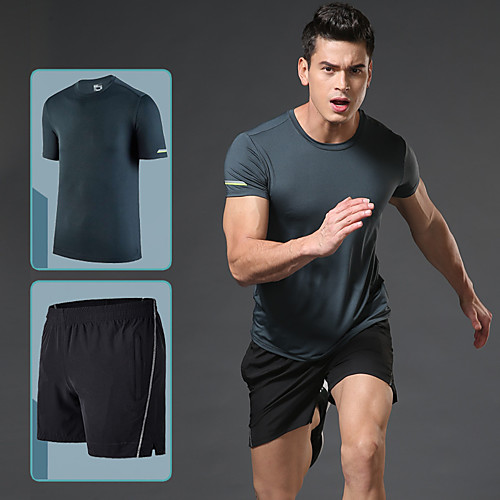 Men's Pocket Drawstring Tracksuit Activewear Set Workout Outfits 2pcs Round Running Active Training Jogging Reflective Breathable Quick Dry Sportswear Athletic Clothing Set Short Sleeve Activewear
Men's Pocket Drawstring Tracksuit Activewear Set Workout Outfits 2pcs Round Running Active Training Jogging Reflective Breathable Quick Dry Sportswear Athletic Clothing Set Short Sleeve Activewear