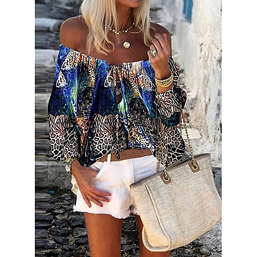 Women's Blouse Floral Tops Off Shoulder Daily Summer Red Green Navy Blue S M L XL 2XL
Women's Blouse Floral Tops Off Shoulder Daily Summer Red Green Navy Blue S M L XL 2XL