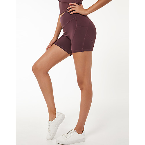Women's High Waist Yoga Shorts Pocket Fashion Purple Nylon Yoga Running Fitness Shorts Sport Activewear Breathable Comfort Quick Dry Tummy Control Butt Lift High Elasticity
Women's High Waist Yoga Shorts Pocket Fashion Purple Nylon Yoga Running Fitness Shorts Sport Activewear Breathable Comfort Quick Dry Tummy Control Butt Lift High Elasticity