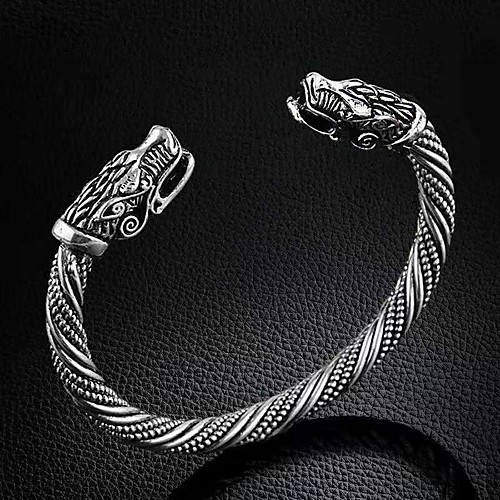 Bracelet Bangles Sculpture Dragons Classic Punk Alloy Bracelet Jewelry Gold / Silver For Gift
Bracelet Bangles Sculpture Dragons Classic Punk Alloy Bracelet Jewelry Gold / Silver For Gift