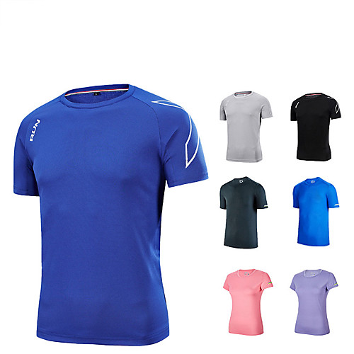Women's Elastane Running T-Shirt Workout Shirt Round Neck Running Walking Fitness Breathable Quick Dry Soft Sportswear Tee / T-shirt Short Sleeve Activewear Stretchy
Women's Elastane Running T-Shirt Workout Shirt Round Neck Running Walking Fitness Breathable Quick Dry Soft Sportswear Tee / T-shirt Short Sleeve Activewear Stretchy