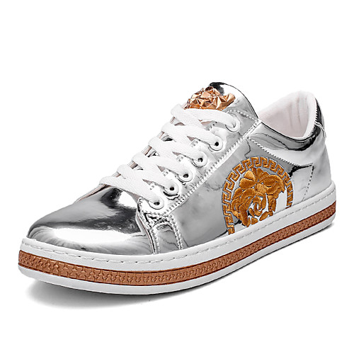 Men's Summer / Fall Casual / Chinoiserie Daily Outdoor Sneakers PU Non-slipping Wear Proof Black / Silver
Men's Summer / Fall Casual / Chinoiserie Daily Outdoor Sneakers PU Non-slipping Wear Proof Black / Silver