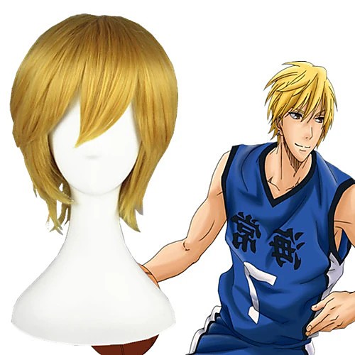 Cosplay Wig Kise Ryota Kuroko's Basketball Straight Cosplay Halloween With Bangs Wig Short Blonde Synthetic Hair 12 inch Men's Anime Cosplay Cool Blonde
Cosplay Wig Kise Ryota Kuroko's Basketball Straight Cosplay Halloween With Bangs Wig Short Blonde Synthetic Hair 12 inch Men's Anime Cosplay Cool Blonde