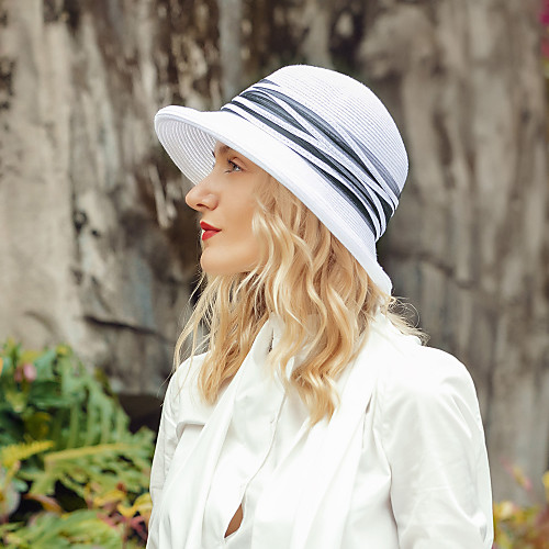 Headwear Elegant Polyester Hats with Stripe / Color Block 1pc Casual / Daily Wear Headpiece
Headwear Elegant Polyester Hats with Stripe / Color Block 1pc Casual / Daily Wear Headpiece