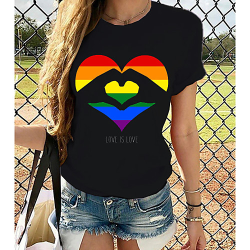 Women's T-shirt Plus Size Graphic 3D Print Tops - Print Round Neck Loose Basic Daily Spring Summer Rainbow XS S M L XL 2XL 3XL 4XL 5XL 6XL / Going out
Women's T-shirt Plus Size Graphic 3D Print Tops - Print Round Neck Loose Basic Daily Spring Summer Rainbow XS S M L XL 2XL 3XL 4XL 5XL 6XL / Going out