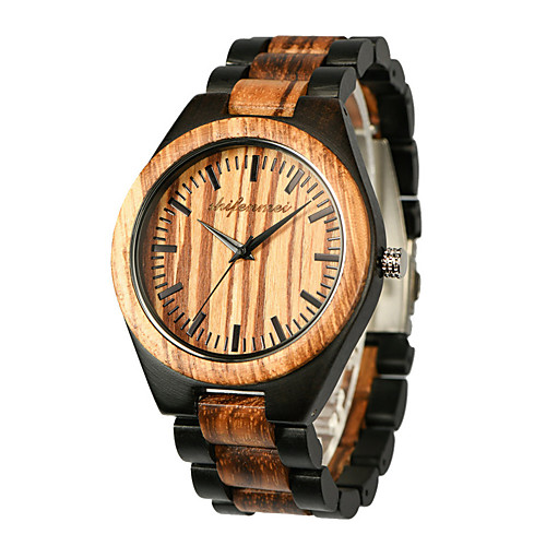 Men's Sport Watch Japanese Quartz Modern Style Stylish Wood Wooden Analog Fashion Cool - Black
Men's Sport Watch Japanese Quartz Modern Style Stylish Wood Wooden Analog Fashion Cool - Black